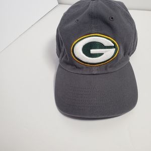 NFL Football Green Bay Packers Gray Adjustable Hat